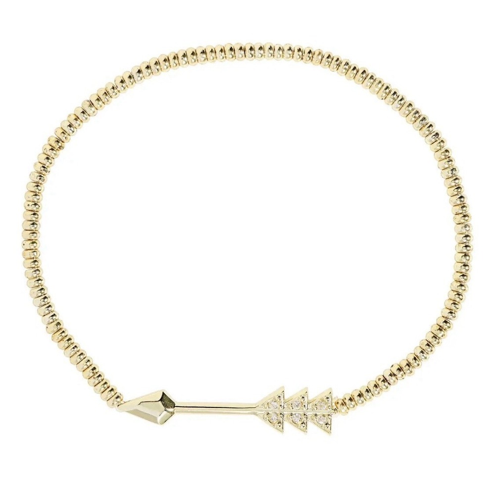 NWT Kendra Scott Zoey Stretch Bracelet Gold Beaded Dainty Stackable Retired RARE